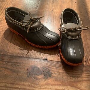 L.L. Bean Brown Rubber Moc Boots